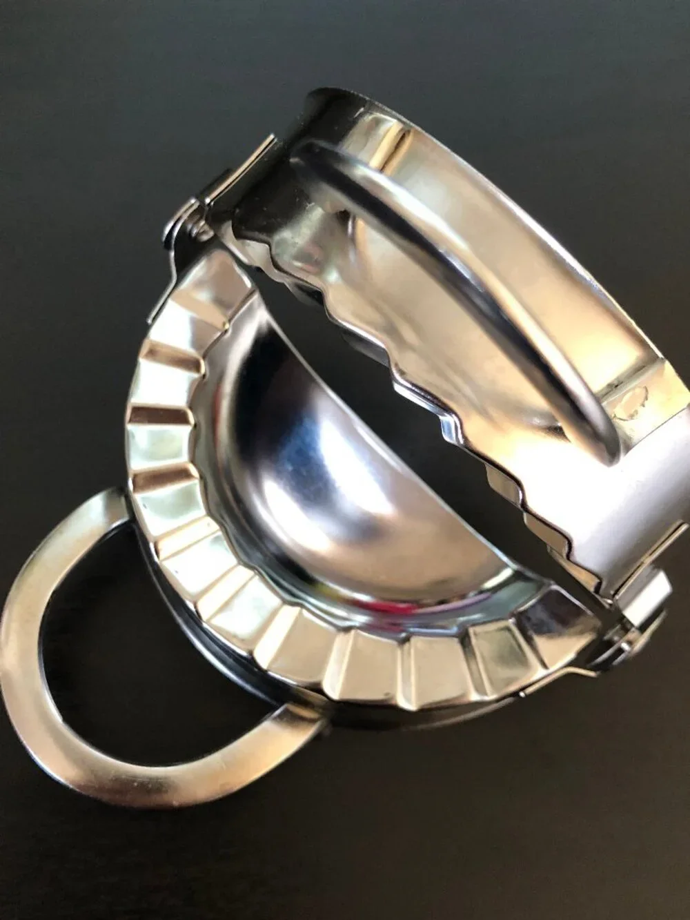 Vintage Style Stainless Steel Dumpling Maker - Cutter/Press